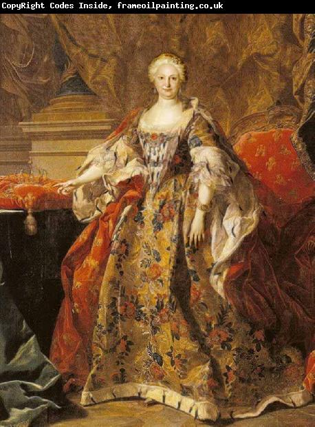 Louis Michel van Loo Portrait of Elisabeth Farnese